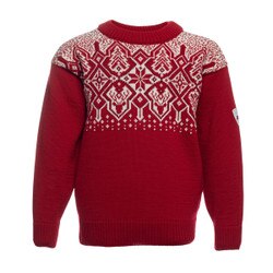 Dale of Norway Winterland Sweater Kids' in Raspberry and Off White